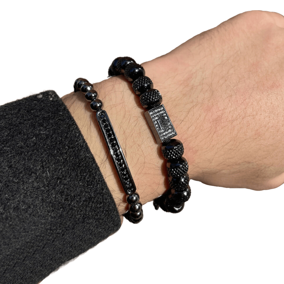 Exquisite Metal Beads Bracelet for Men