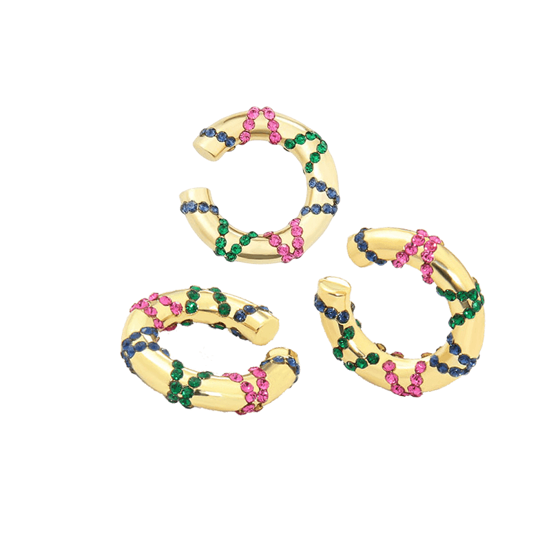 Colourful Circle Ear Clip