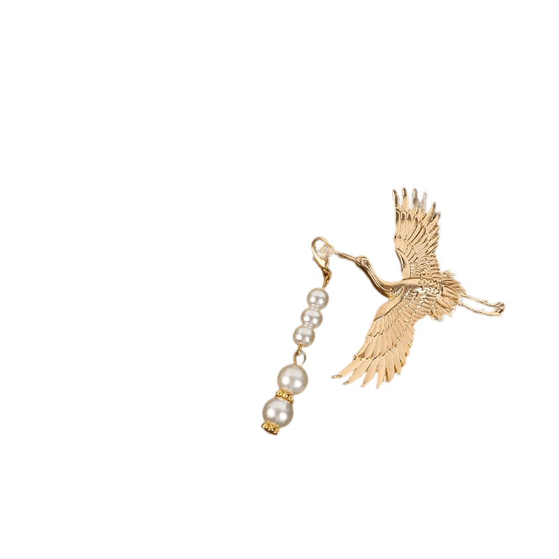 HE - Crane Hair Clip