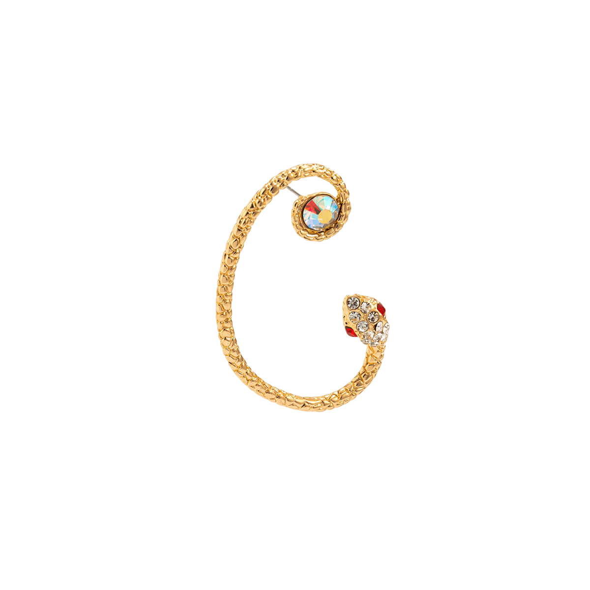Little Snake Elf Ear Shaped Metal Earrings