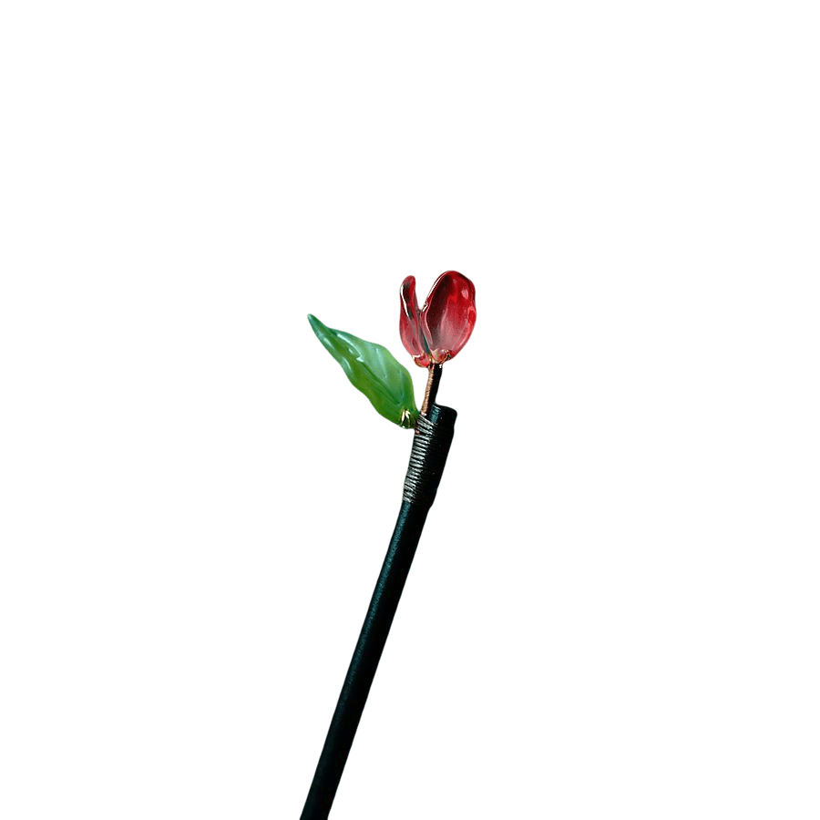 XIAOHUA - Tulip Wood Hairpin