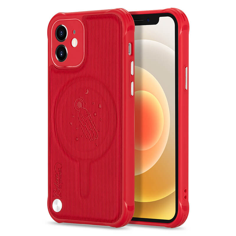 Space Travel iPhone Case - Red - Compatible Phone Models from iPhone 6 to iPhone 14 Pro Max