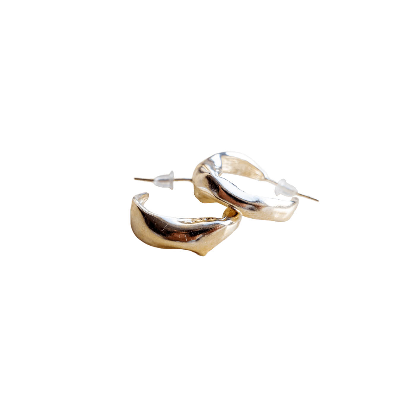 Irregular Shaped Metal Earrings