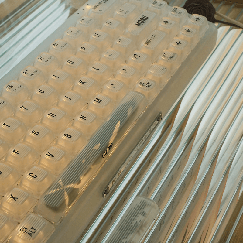 LOFREE 1% "Moru" Transparent Mechanical Keyboard