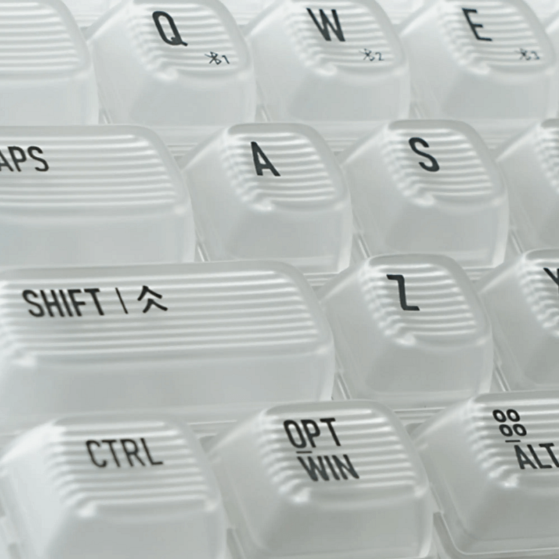LOFREE 1% "Moru" Transparent Mechanical Keyboard