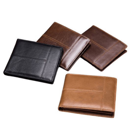 Leather Ledger - Vintage Leather Wallet for Men