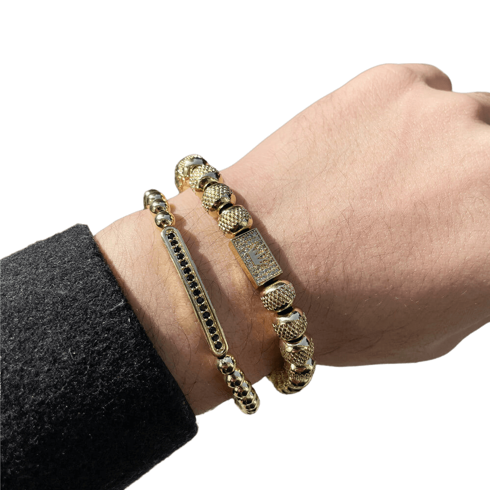 Exquisite Metal Beads Bracelet for Men