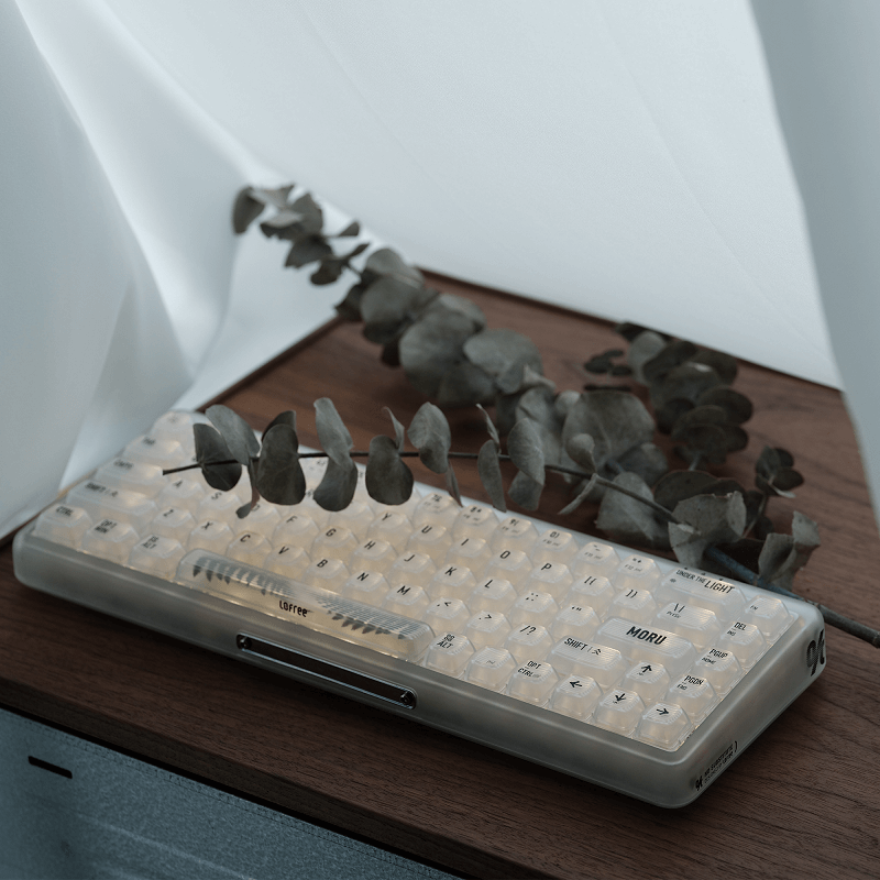 LOFREE 1% "Moru" Transparent Mechanical Keyboard