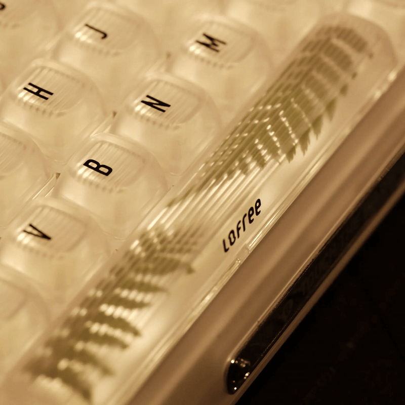 LOFREE 1% "Moru" Transparent Mechanical Keyboard