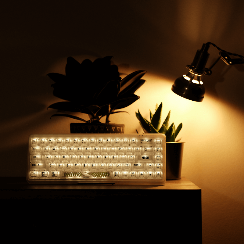 LOFREE 1% "Moru" Transparent Mechanical Keyboard