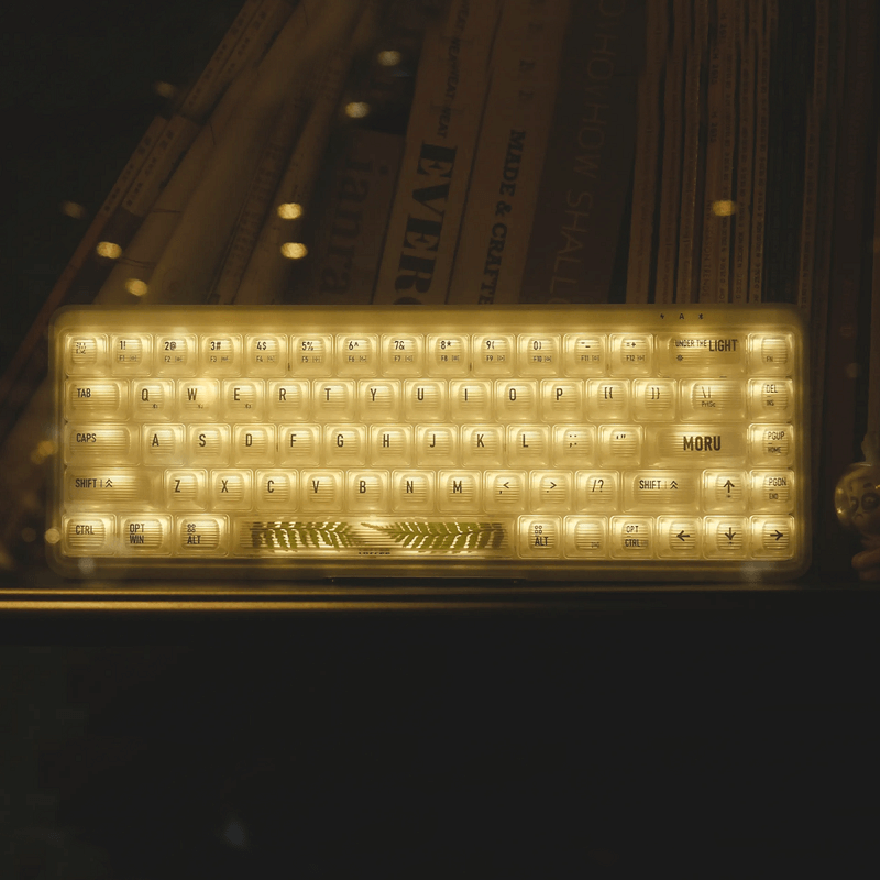 LOFREE 1% "Moru" Transparent Mechanical Keyboard