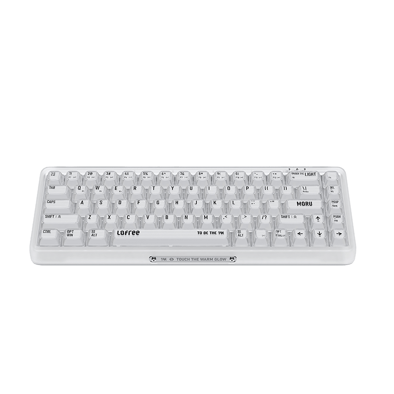 LOFREE 1% "Moru" Transparent Mechanical Keyboard