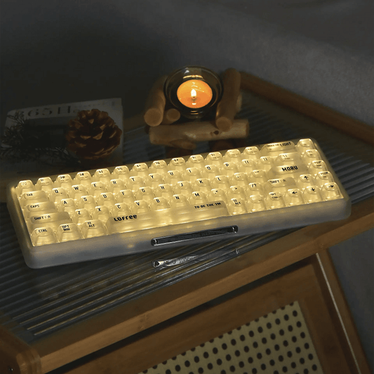 LOFREE 1% "Moru" Transparent Mechanical Keyboard