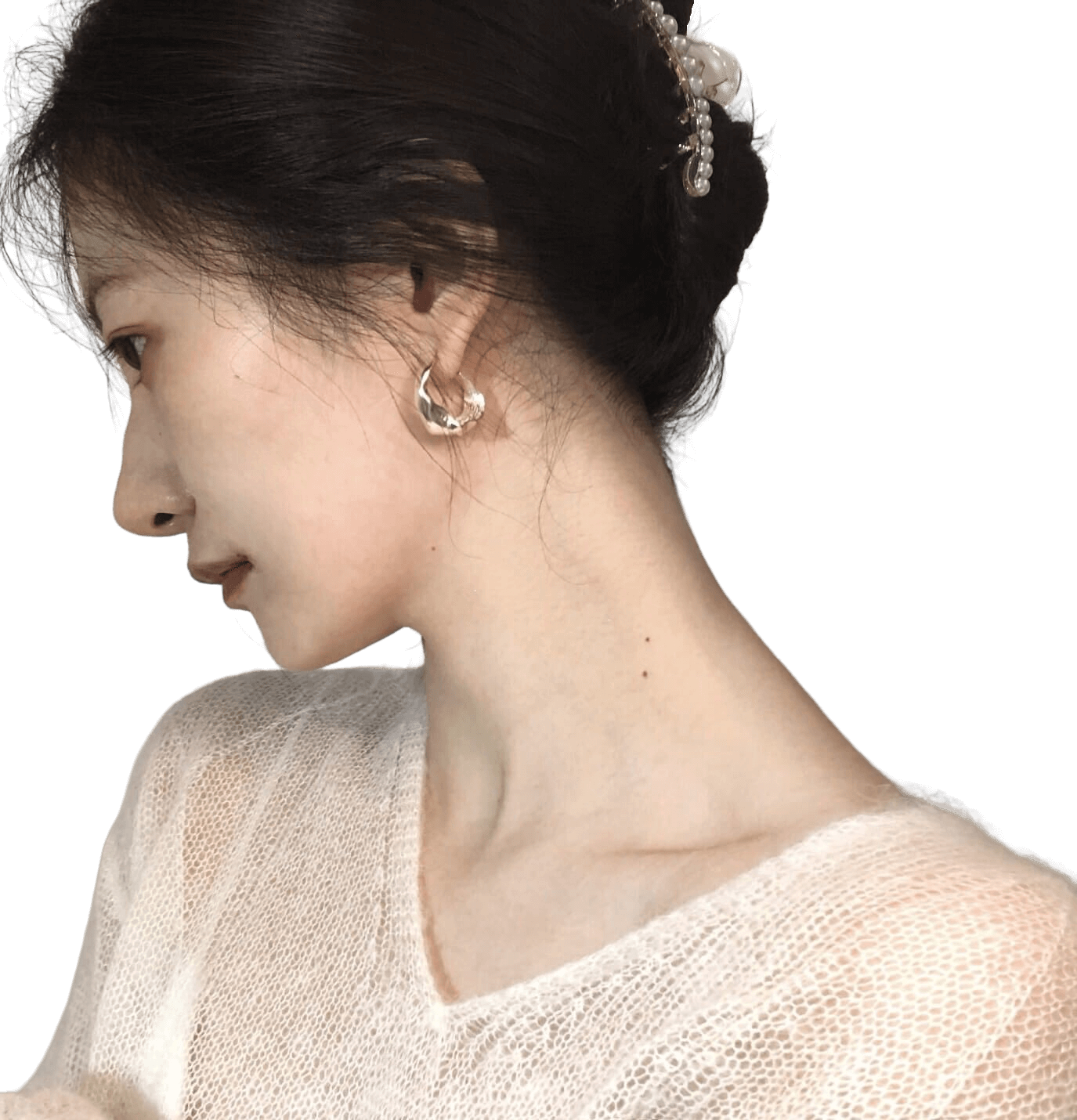 Irregular Shaped Metal Earrings