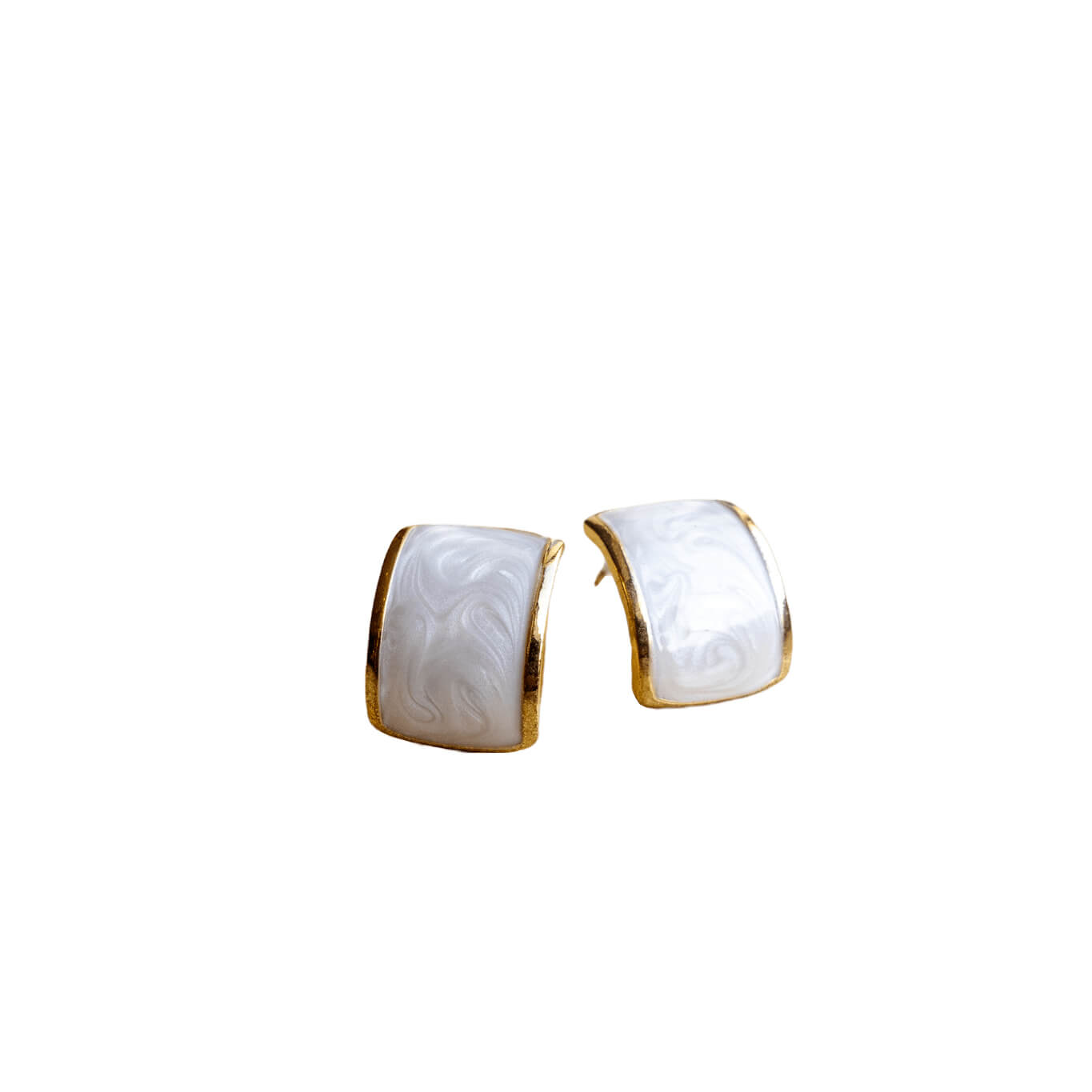 White Vintage Earrings