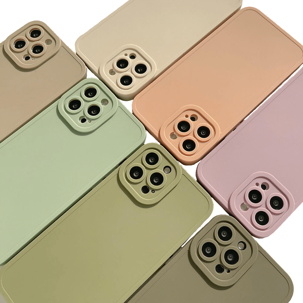 FADED - Rock Green - Soft iPhone Case of Ravishing Faded Colours - Compatible Phone Models from iPhone 7 to iPhone 14 Pro Max