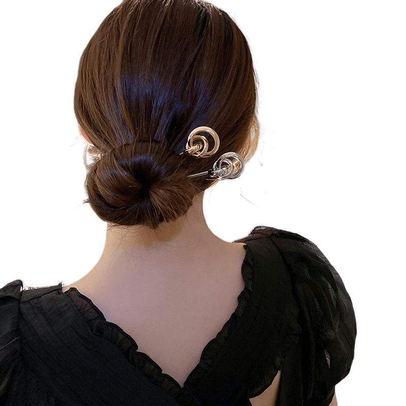 HUAN - Metal Circle Hairpin
