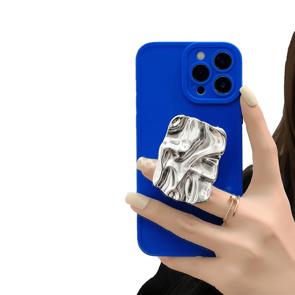 ELEGANCE - Vintage Metal Pleated Phone Pop Socket