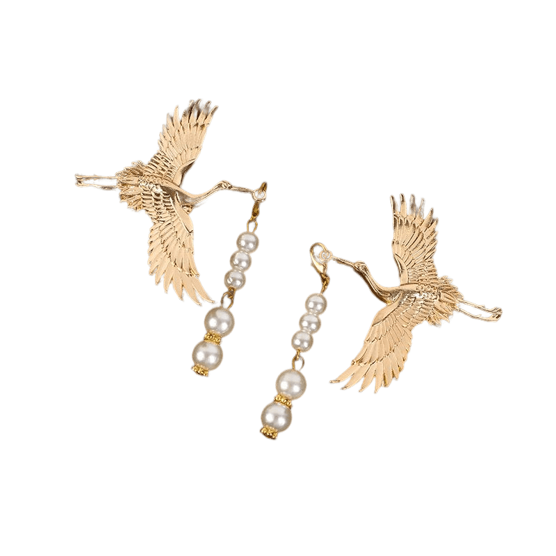 HE - Crane Hair Clip