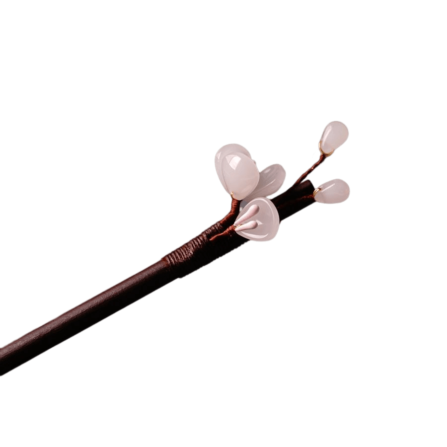 XIU - Small Flower Wood Hairpin