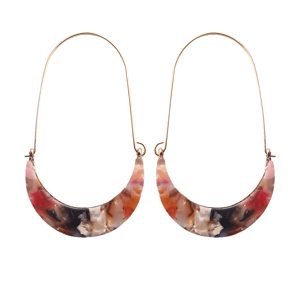 Minimalist Crescent-Shaped Earrings