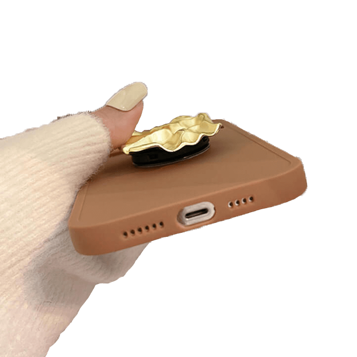 ELEGANCE - Vintage Metal Pleated Phone Pop Socket