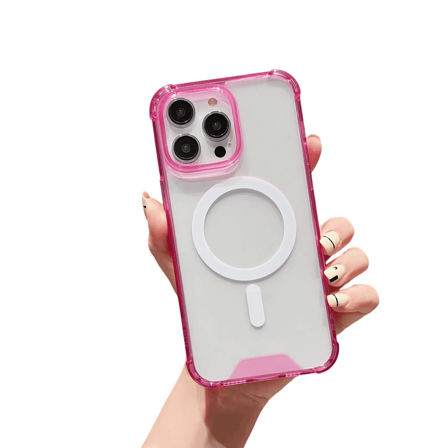 MagiSnap - Clear MagSafe iPhone Case - Rose