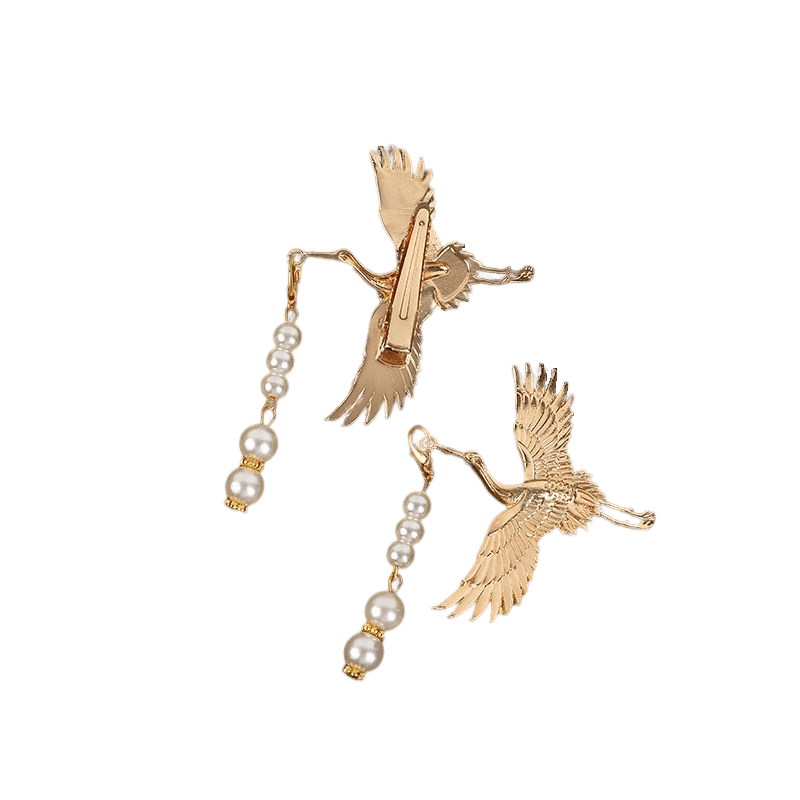 HE - Crane Hair Clip