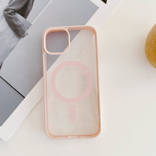 MagiShield - Clear MagSafe iPhone Case - Pink