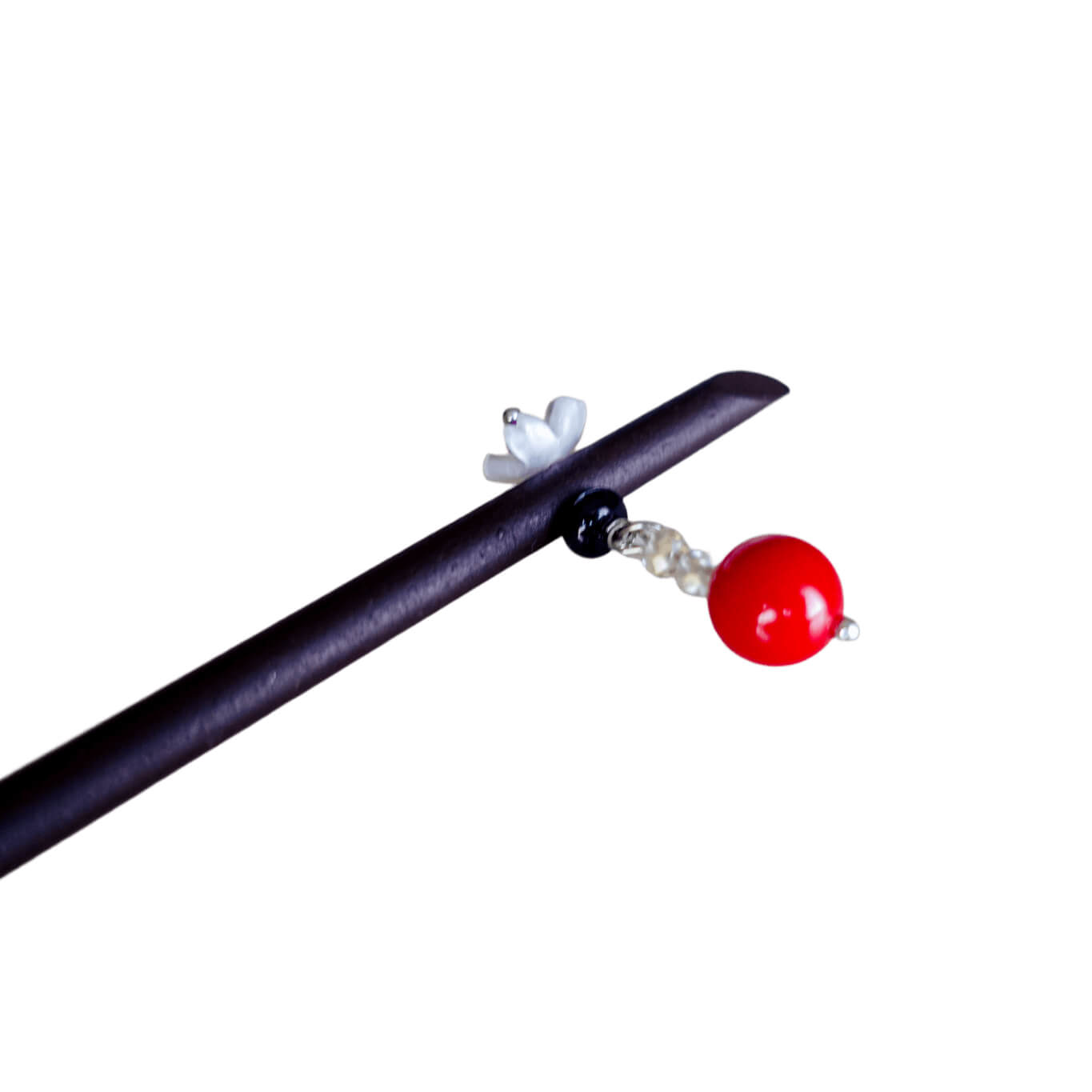 YING - Little Cherry Blossom Wood Hairpin