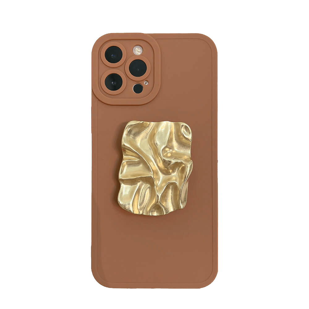 ELEGANCE - Vintage Metal Pleated Phone Pop Socket