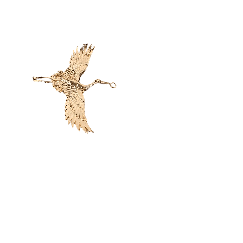 HE - Crane Hair Clip