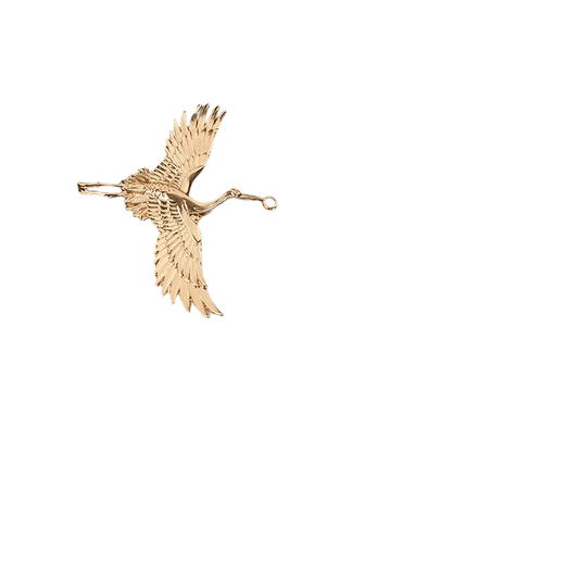 HE - Crane Hair Clip