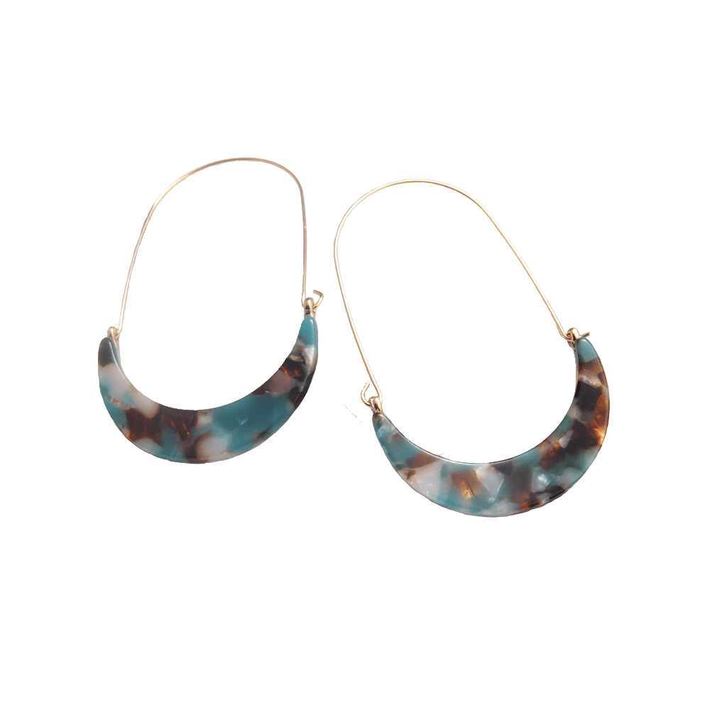Minimalist Crescent-Shaped Earrings