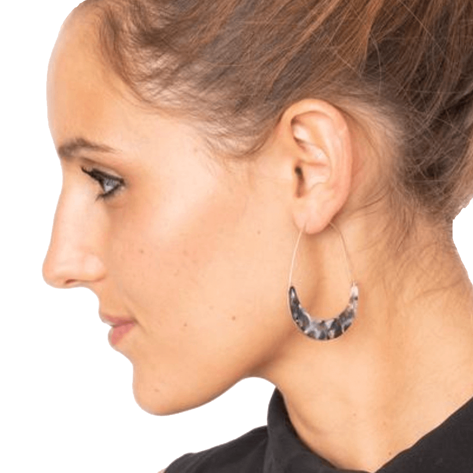 Minimalist Crescent-Shaped Earrings
