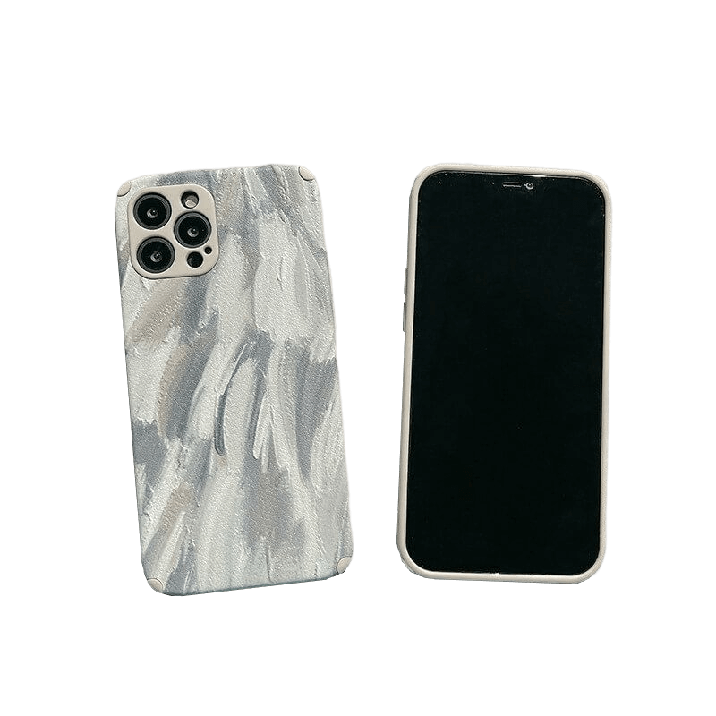 PAINTED COLORS - Soft iPhone Case - Compatible Phone Models from iPhone 7 to iPhone 14 Pro Max