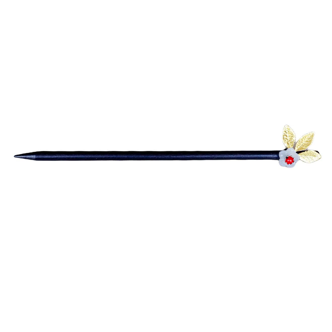GUANMEI - Wood Hairpin with Cute Flowers