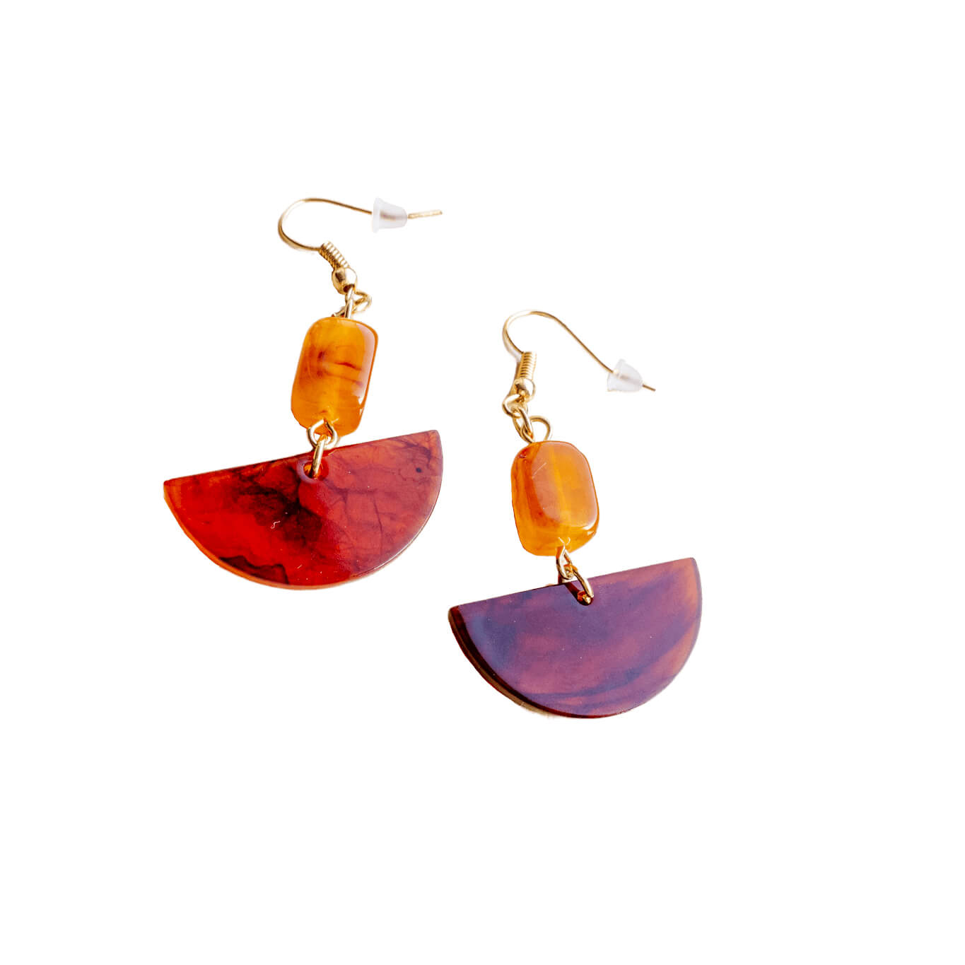 Acrylic Fan-Shaped Eardrops
