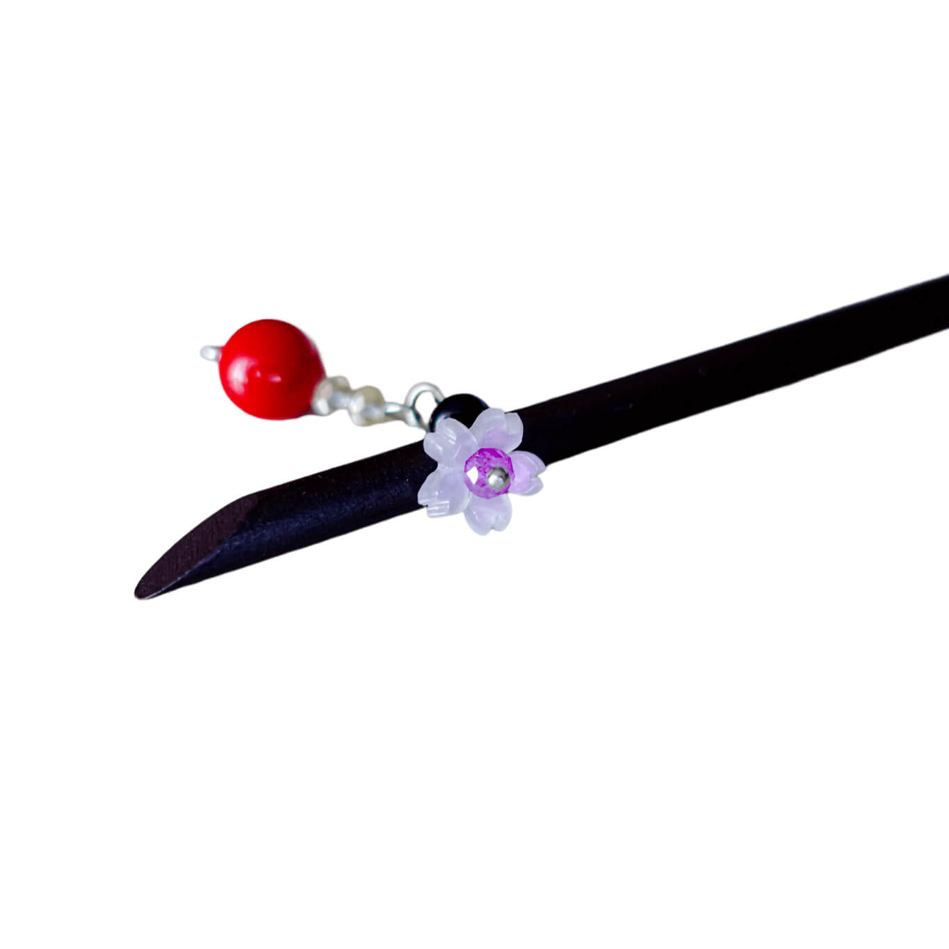 YING - Little Cherry Blossom Wood Hairpin