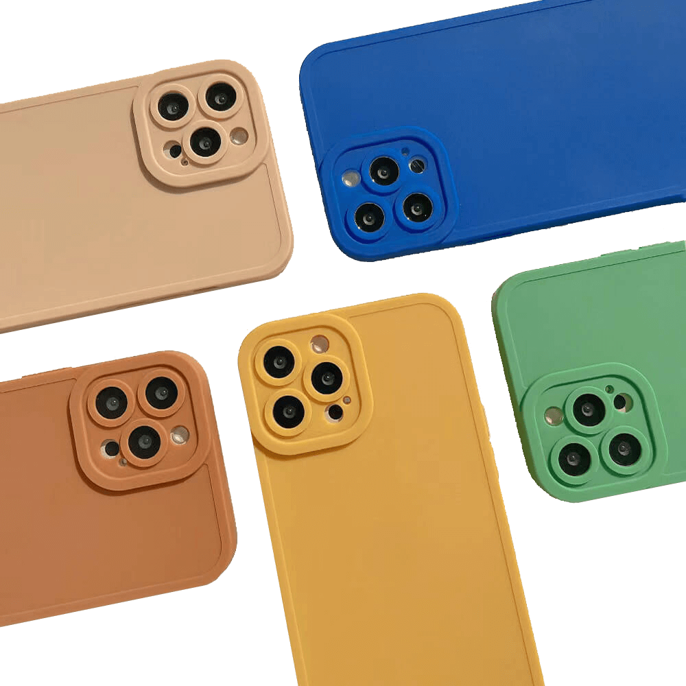 PURE - Forest Green - Soft iPhone Case of Ravishing Colours - Compatible Phone Models from iPhone 7 to iPhone 14 Pro Max