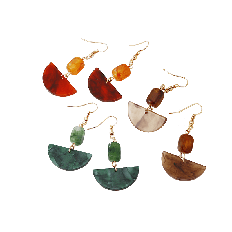 Acrylic Fan-Shaped Eardrops
