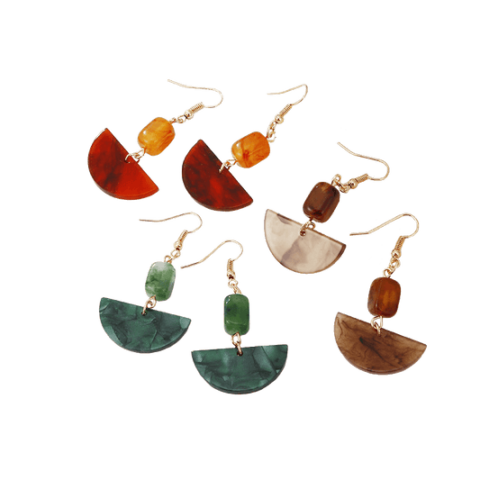 Acrylic Fan-Shaped Eardrops