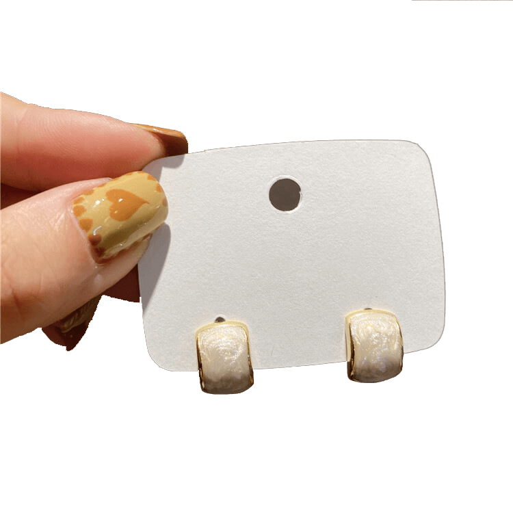 White Vintage Earrings