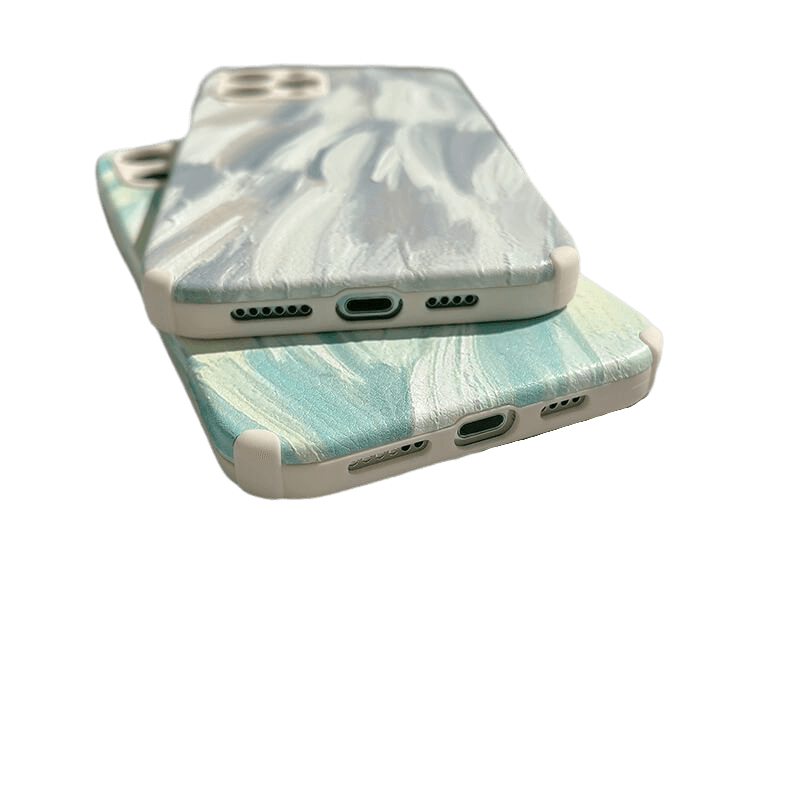 PAINTED COLORS - Soft iPhone Case - Compatible Phone Models from iPhone 7 to iPhone 14 Pro Max