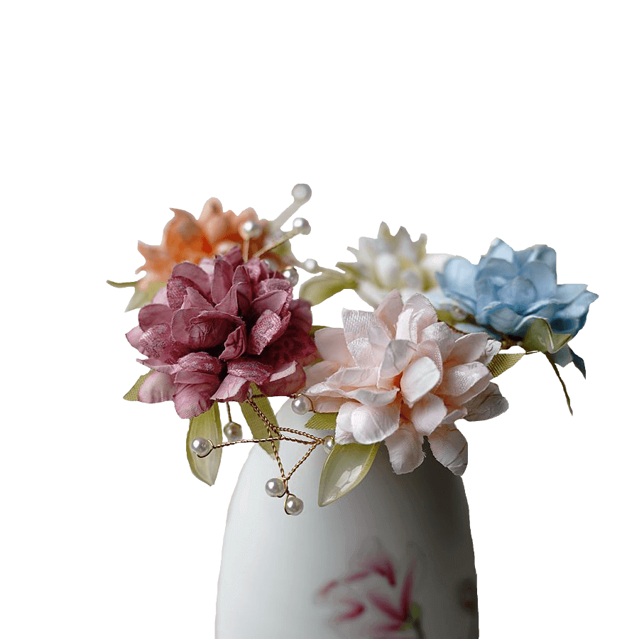 SIHUA - Silk Flower Hair Clip