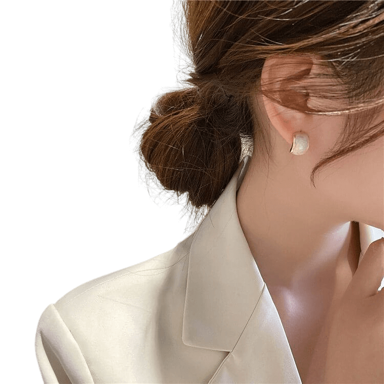 White Vintage Earrings