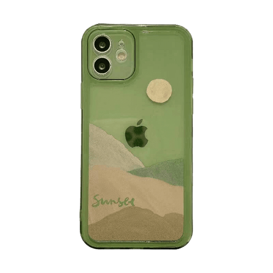 Sunset in the Mountains - iPhone Case - Compatible Phone Models from iPhone 7 to iPhone 14 Pro Max