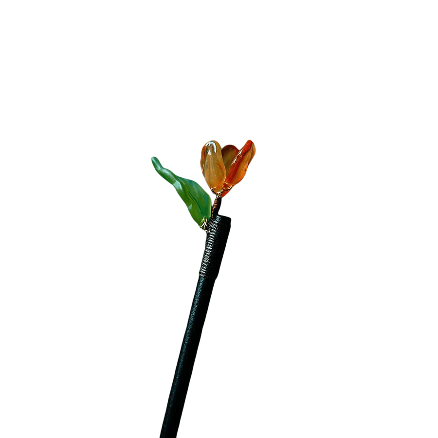 XIAOHUA - Tulip Wood Hairpin