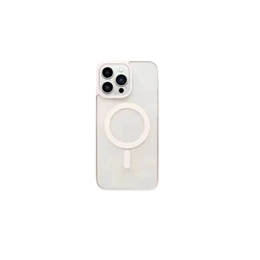 MagiGrip - Clear MagSafe iPhone Case - Pink