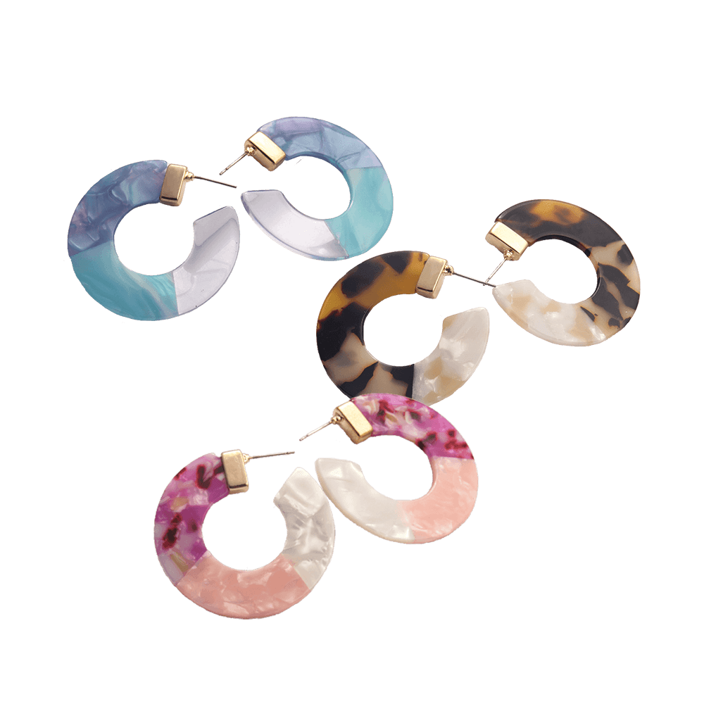 Thick C-Shaped Earrings